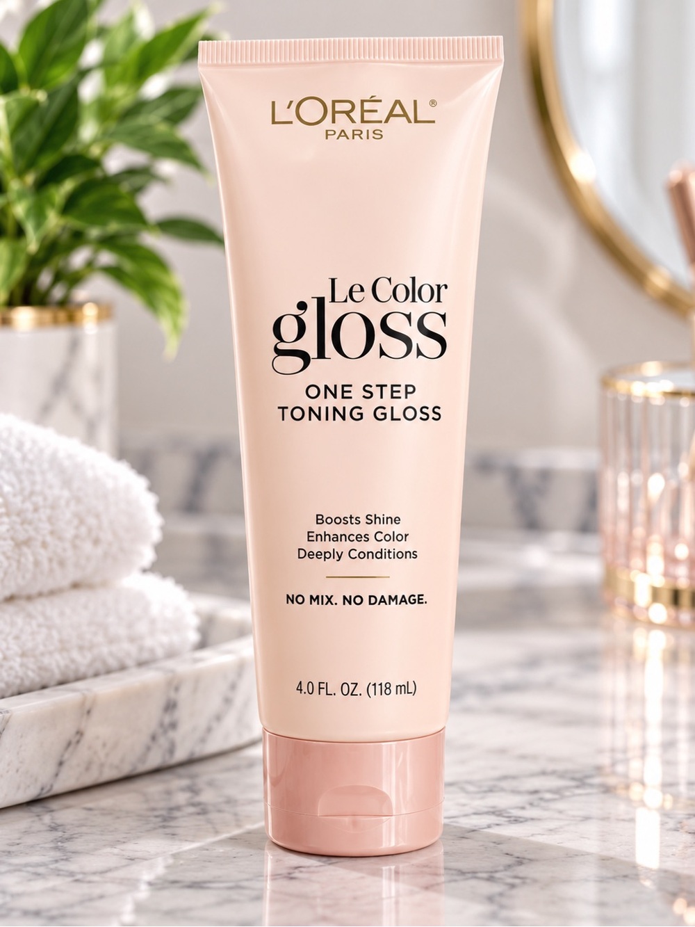 NEW L’Oréal Paris Le Color Gloss One Step Toning Gloss 4 oz – smoky Bronde